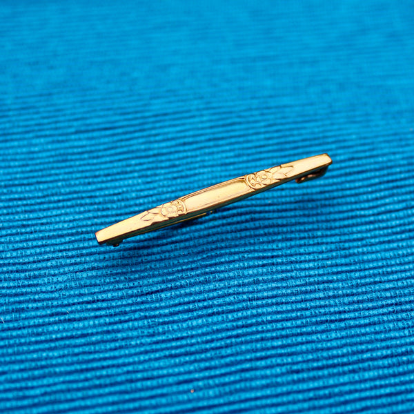 Floral Brass Pin by Jakob Bengel