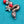 Load image into Gallery viewer, Giant Dark Coral and Turquoise Snake Brooch
