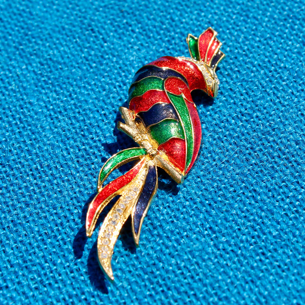 Colourful Cockatoo Brooch