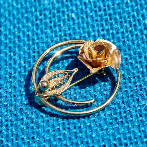 Sarah Coventry Serene Promise Brooch 1969