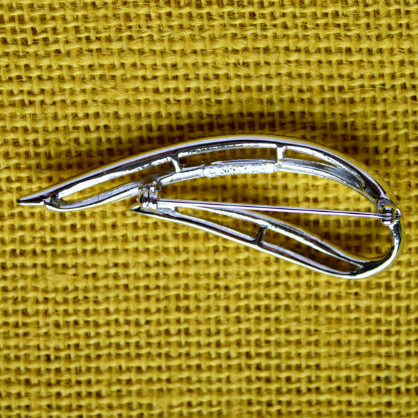 Sarah Coventry Stunning Brooch Silver 1958