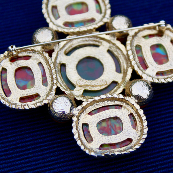 Sarah Coventry Mosaic 1963 Brooch