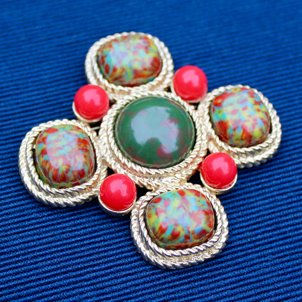 Sarah Coventry Mosaic 1963 Brooch