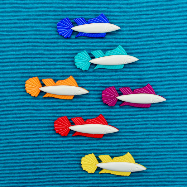 Colourful Fish Brooches