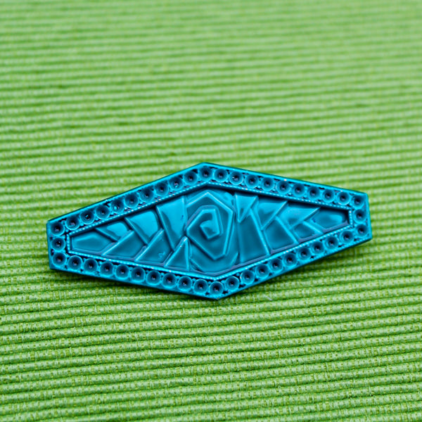 Art Nouveau Style Enamel Brooch