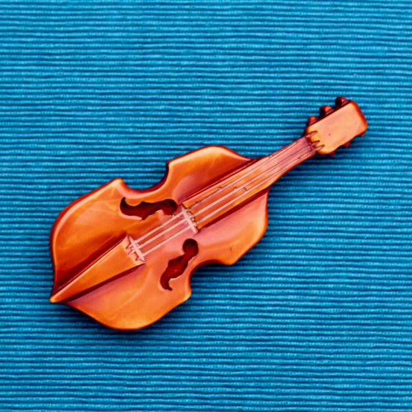 Cello Brooch