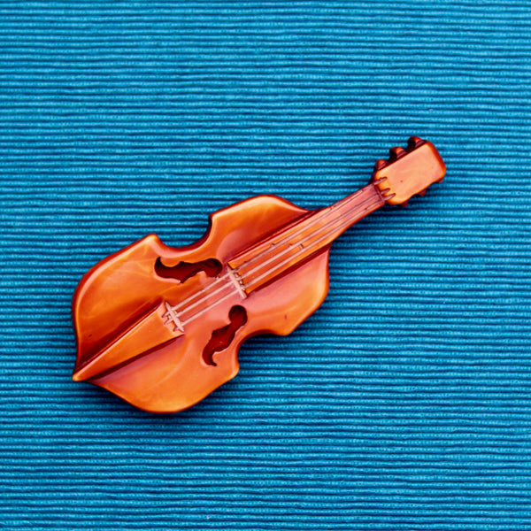 Cello Brooch