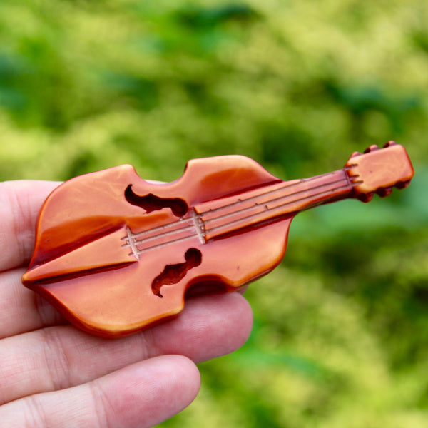 Cello Brooch