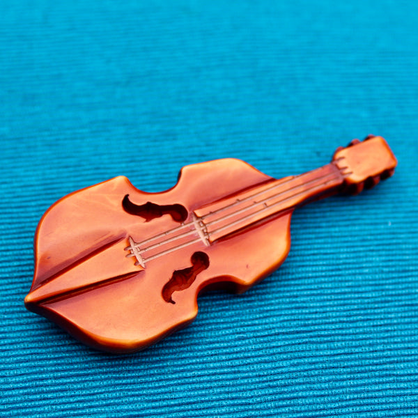 Cello Brooch