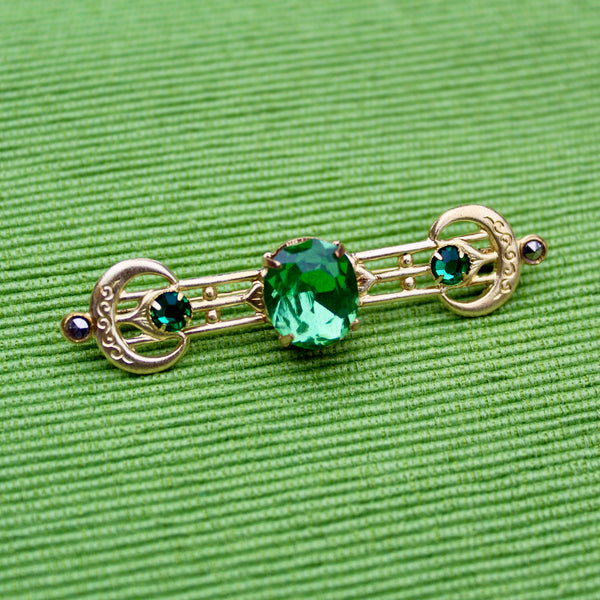 Rhinestone Bar Brooches