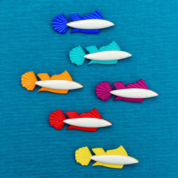 Colourful Fish Brooches