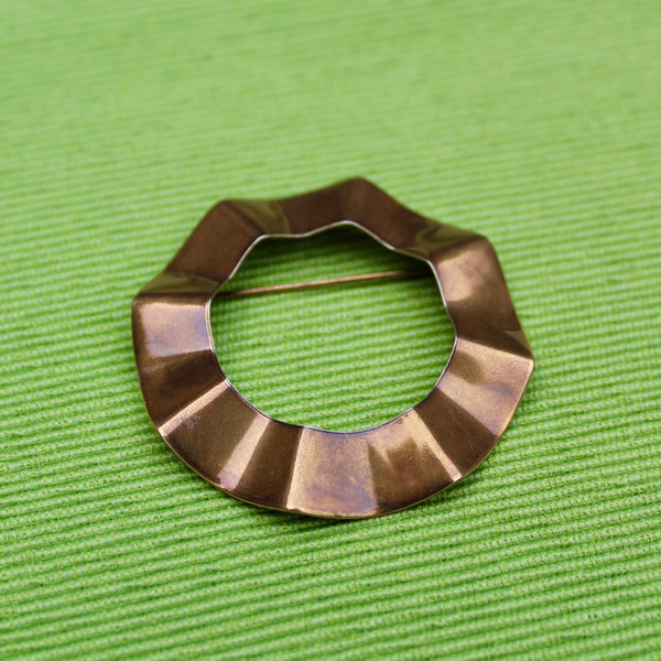 Bronze 12 Brooch