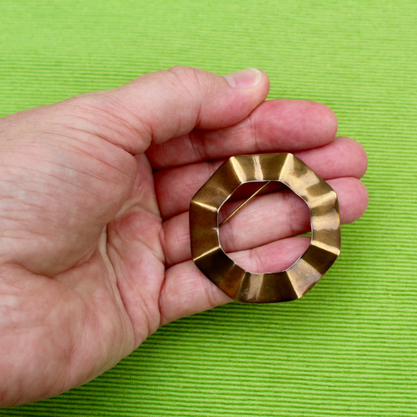Bronze 12 Brooch