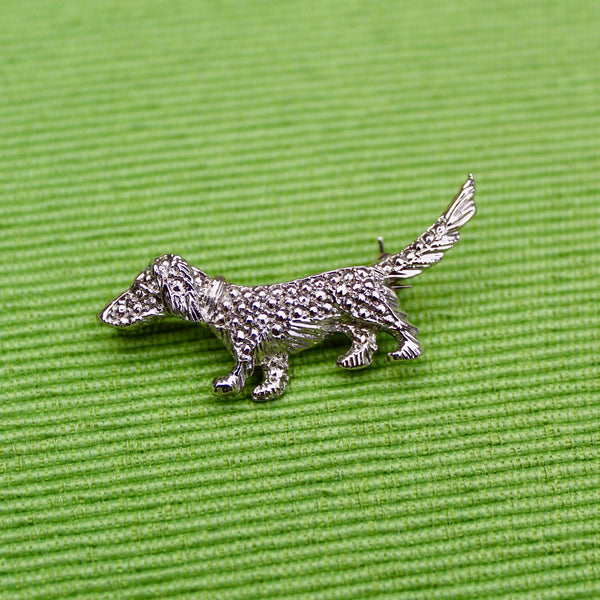 Tiny Dog Brooch