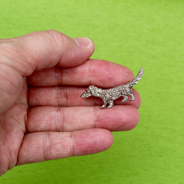 Tiny Dog Brooch