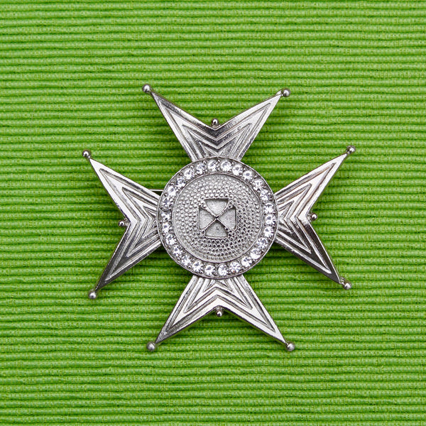Silver Military Cross Brooch