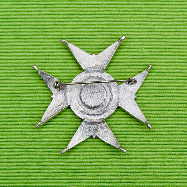 Silver Military Cross Brooch
