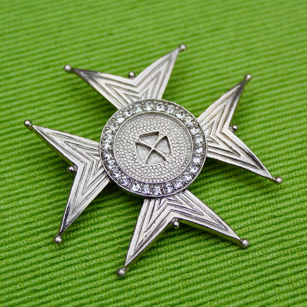 Silver Military Cross Brooch