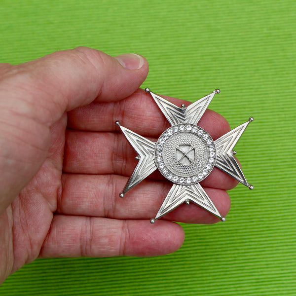 Silver Military Cross Brooch
