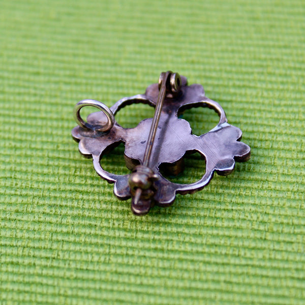 Silver and Turquoise Pin