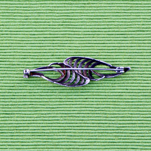 Andreas Daub Sterling Silver Modernist Brooch