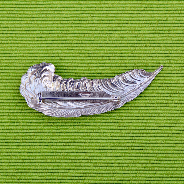 Sarah Coventry Feather Brooch 1970s