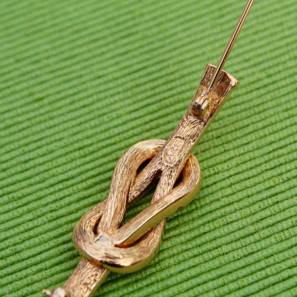 Atwood and Sawyer Knot Brooch