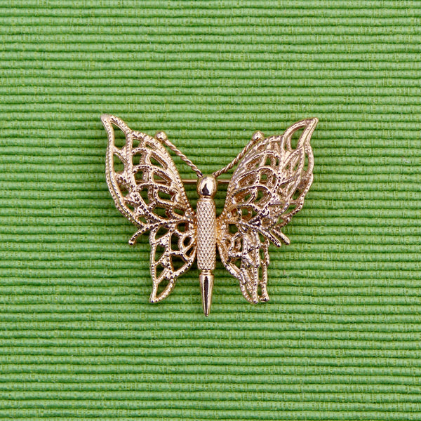 Monet Butterfly Brooch