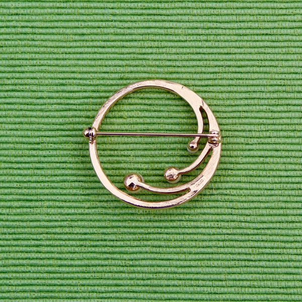 Monet Triple Pearl Ring Brooch