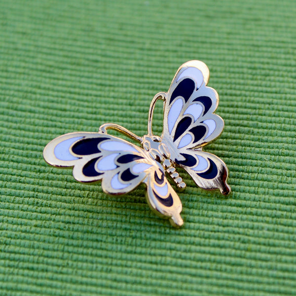 Cloisonné Enamel Butterfly Pins