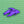 Load image into Gallery viewer, Purple Plastic Fish Brooch
