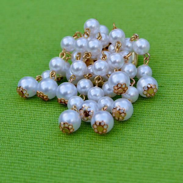 Pearl Waterfall Brooch