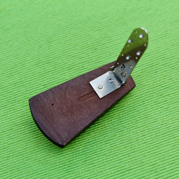 Wooden Dress Clips with Brass Pyramids