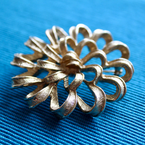 1960s Sarah Coventry Ribbon Corsage Brooch