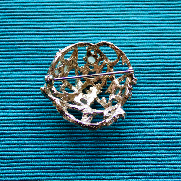 Rhinestone Branches Brooch