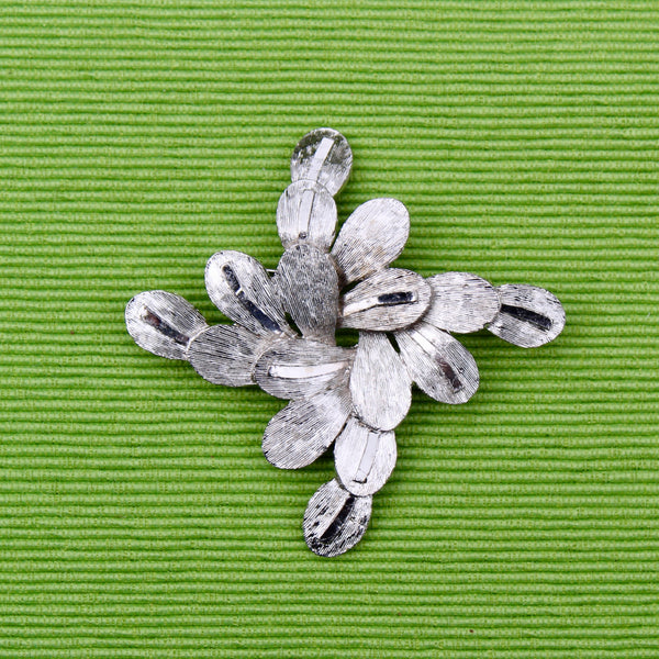 Modernist Silver Abstract Brooch