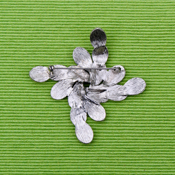 Modernist Silver Abstract Brooch