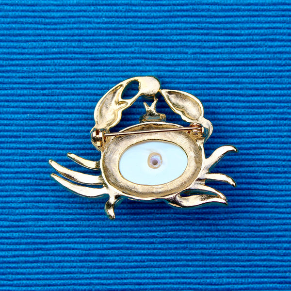 Pearl Cabochon Crab