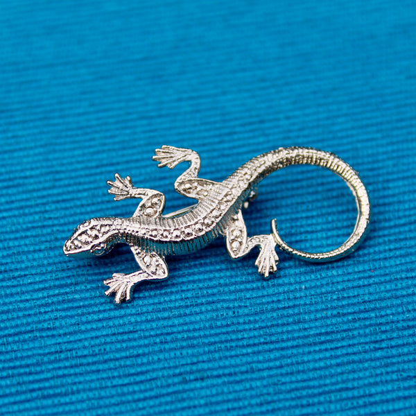 Tiny Lizard Brooch