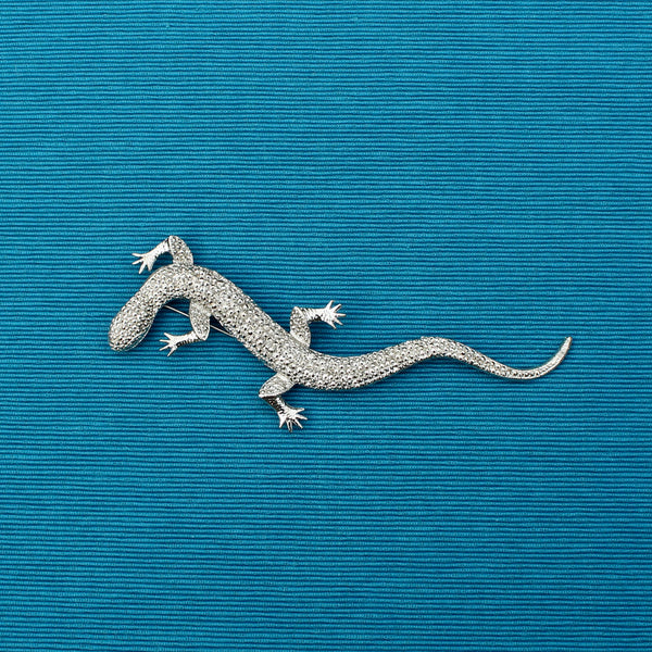 Giant Lizard Brooch