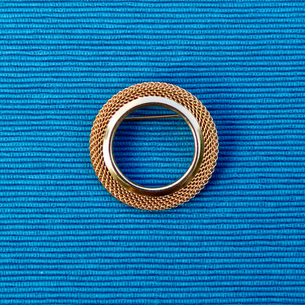 Gold Mesh Circle