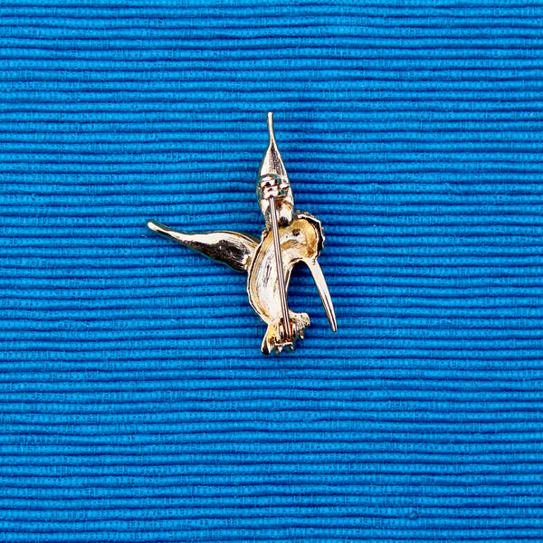 Tiny Hummingbird Brooch