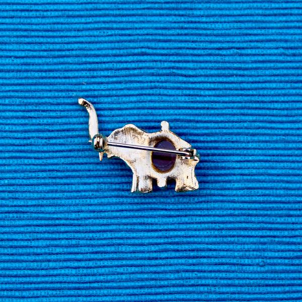 Tiny Elephant Brooch