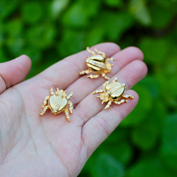 Sparkle Bug Brooches