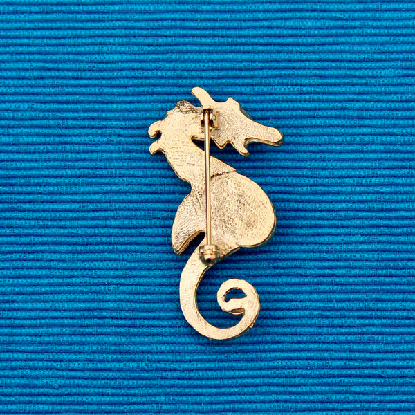 Sea Horse Brooch