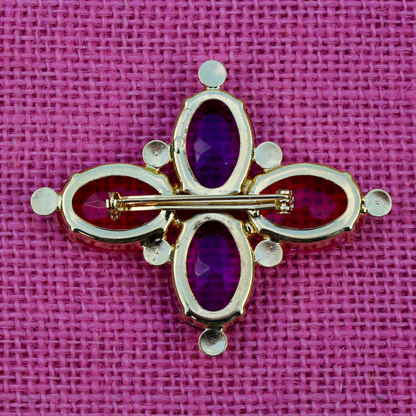 80s Deco Quattro Fuchsia