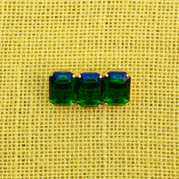 80s Deco Triple Green