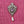 Load image into Gallery viewer, Silver Purple Rhinestone Regency Drop Brooch
