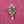 Load image into Gallery viewer, Silver Purple Rhinestone Regency Drop Brooch

