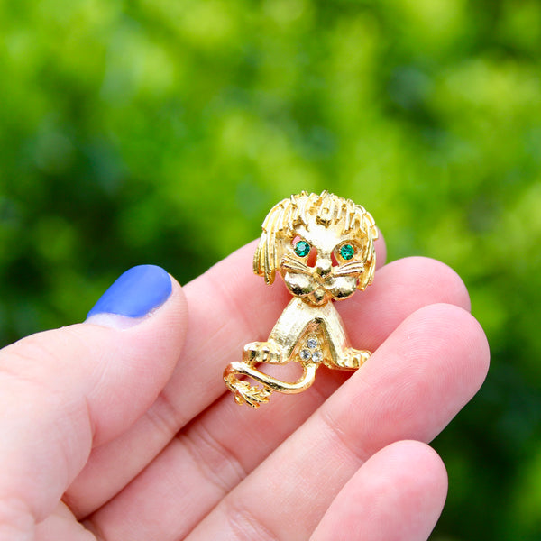 Cute Lion Cub Brooch